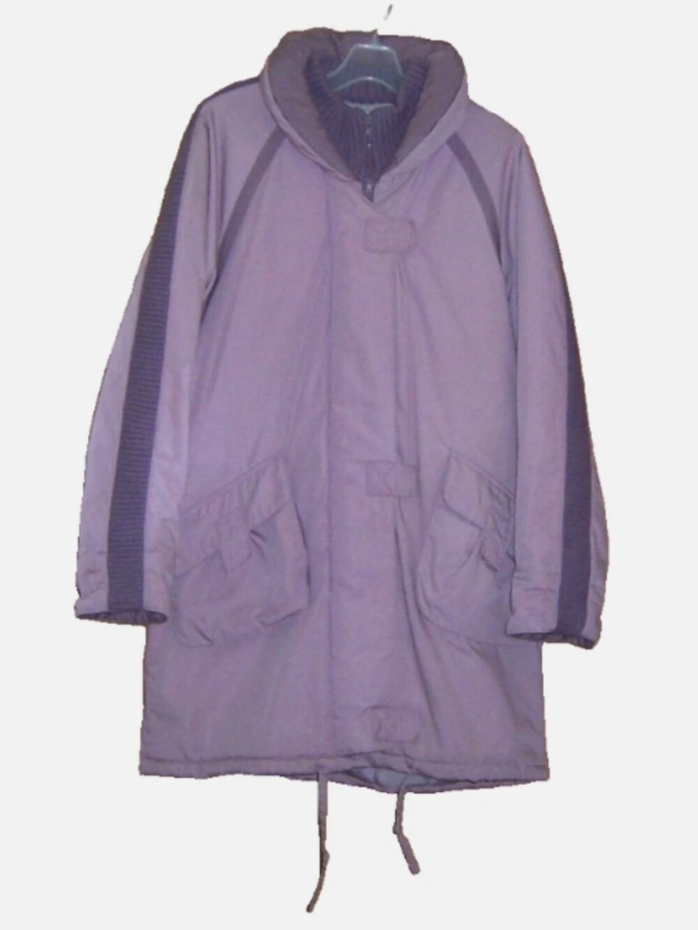 Vintage PAO Women's Winter Puffer Coat Parka Jacket Size M Medium Purple